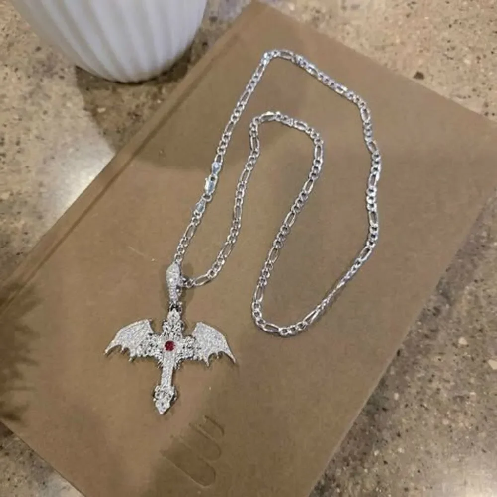 Moissanite Cross on 20